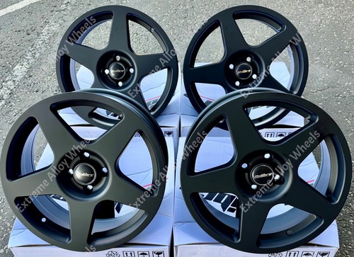 Black five alloy wheels - alloy,